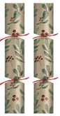 10" Standard Cracker - Holly Leaves