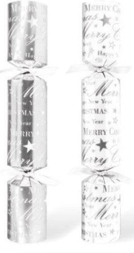 11" Catering Crackers - Silver/White