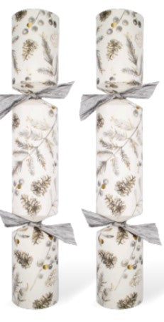 12" Catering Crackers - Silver Botanical